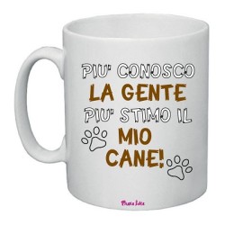 tazza in ceramica uomo o donna con scritta simpatica il mio cane