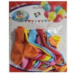 PALLONCINI CUORE COLORI ASSORTITI 12 PZ