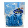 Palloncini in busta large pegaso baby boy azzurri con stampa confezione da 15 pezzi