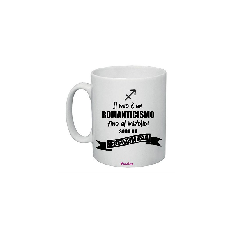 tazza in ceramica uomo o donna con scritta simpatica segno sagittario