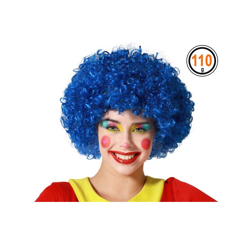 PARRUCCA CLOWN BLU