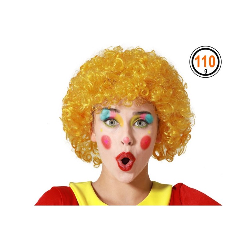 PARRUCCA CLOWN GIALLO