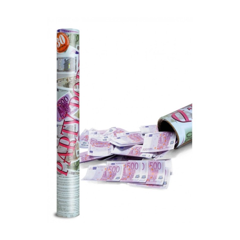 Party popper ad aria compressa spara banconote 30 cm