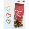 Pasta di grano duro tricolore con pomodoro e spinaci, Cuore,  250 g/pacco con header card