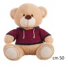 peluche orso con felpa cm 50