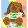 Peluches 25cm con scritta Stringimi sono tenero
