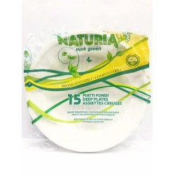 PIATTI FONDI BIO NATURIA 15 PZ