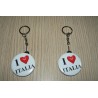 PORTACHIAVI I LOVE ITALIA PLASTICA E METALLO