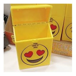 Portasigarette smile emoticon in plastica