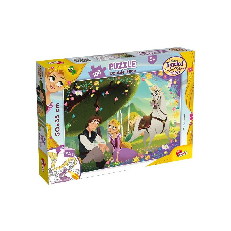 Puzzle rapunzel dounle face pezzi 108 cm 50x35