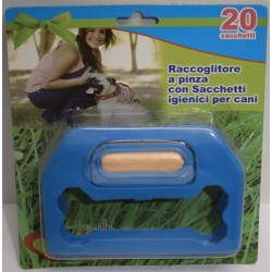 Raccoglitore pinza con sacchetti