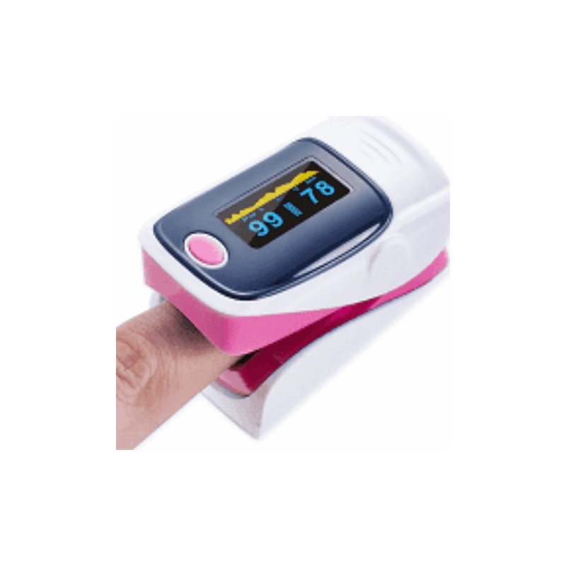 SATURIMETRO DA DITO Pulsossimetro OSSIMETRO SPO2 dito e Cardiofrequenzimetro, display a colori ed orientabile
