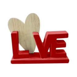 SCRITTA LOVE IN CERAMICA E...