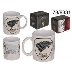 78/8331 - Tazza, Game of Thrones, per ca. 325 ml, A: ca. 10 cm, in ceramica, in scatola di cartoncino, EAN 4029811426188