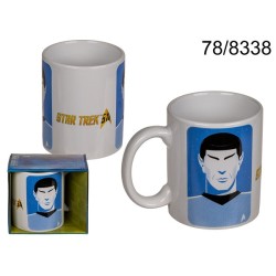 78/8338 - Tazza, Mr. Spock, per 325 ml, A: 10cm, in ceramica, in confezione regalo con finestrella, 864/PAL
