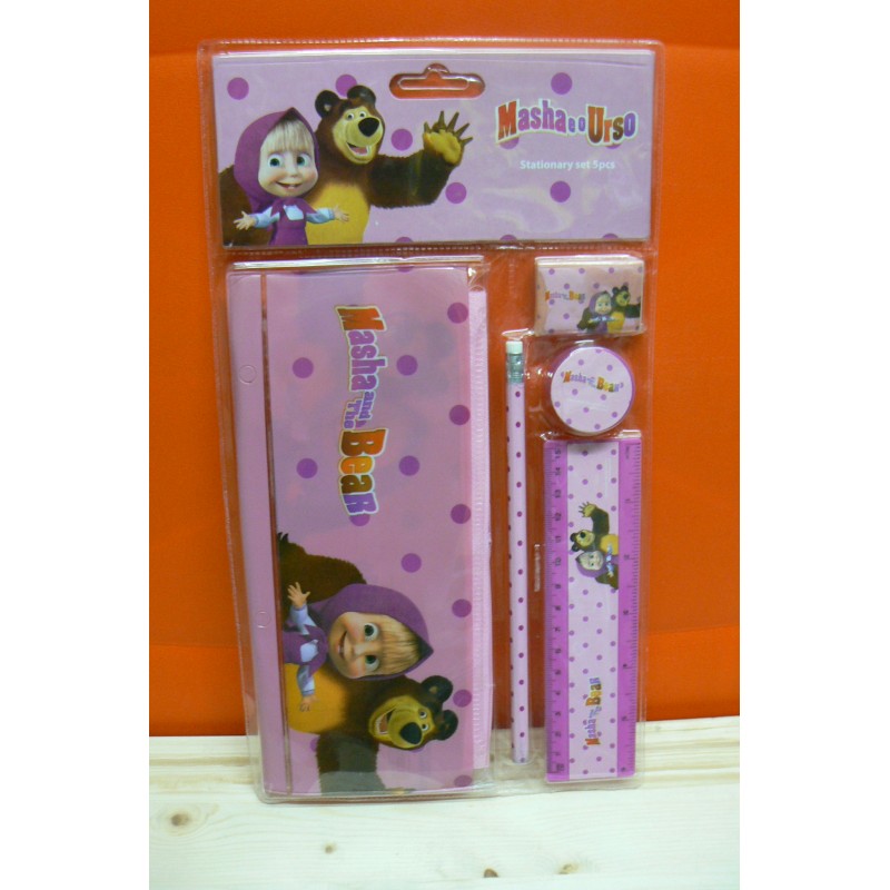 SET 5 PZ CANCELLERIA MASHA E ORSO EAN 5600370089114