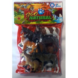 set geo natura animali fattoria 12 pz