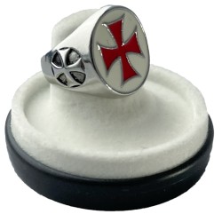 Templare anello argento...