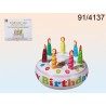 torta gonfiabile compleanno  cm 37