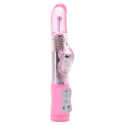 Vibratore rabbit magic tales sweet pink dolphin stimolazione 360° cm 21,5 diametro 3,5