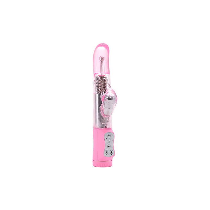 Vibratore rabbit magic tales sweet pink dolphin stimolazione 360° cm 21,5 diametro 3,5