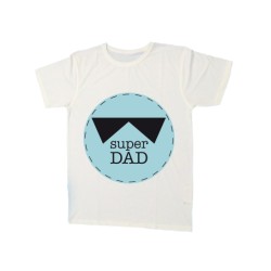 T- shirt bianca Super Dad