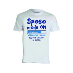 t-shirt bianca uomo scritta...