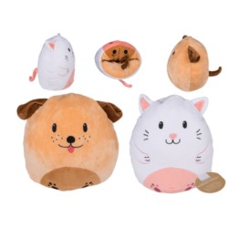 Animale reversibile in peluche Cane/Gatto