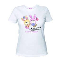 T-shirt in poliestere donna...