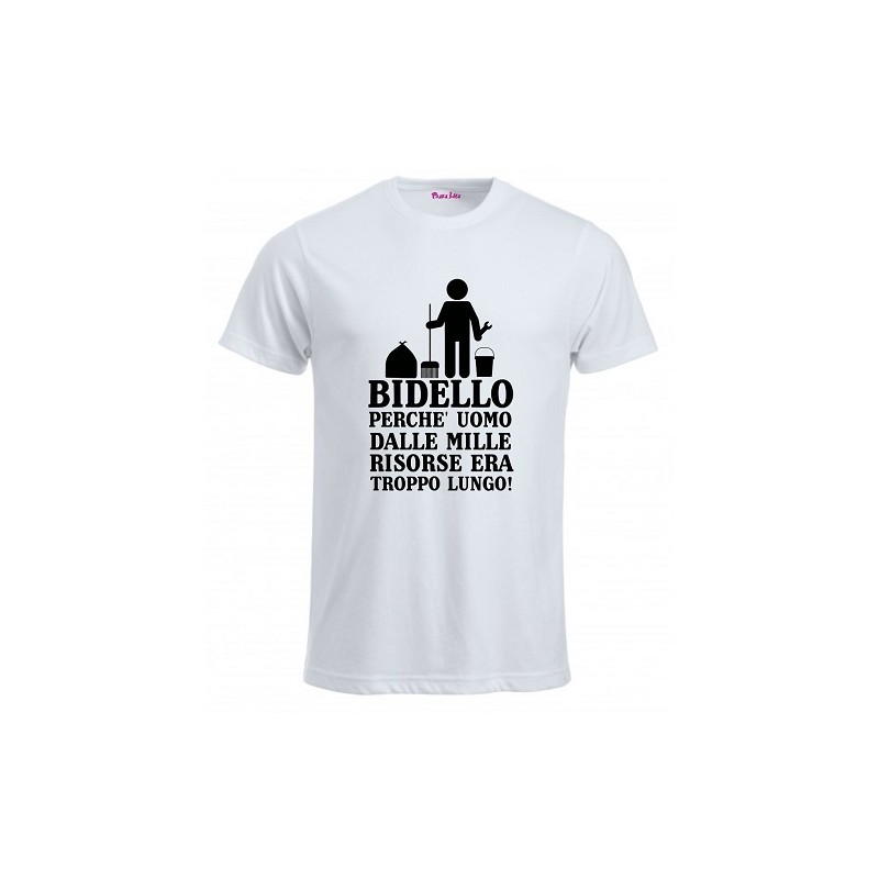 T-Shirt insegnanti con frase simpatica Bidello