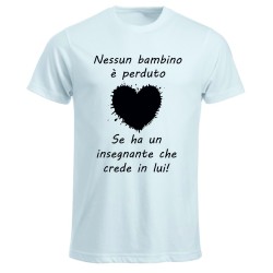 t-shirt nessun bambino è...