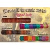 assortimento bracciali in cuoio con tubo 4 tubi 96 pezziacquistabili anche a soggetto 24 pezzi per tubo