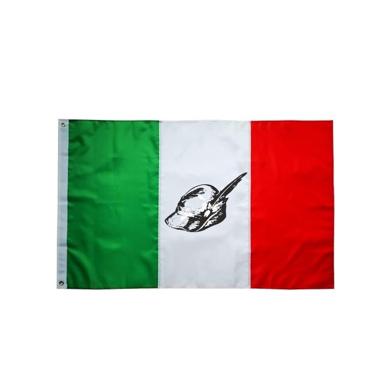 Bandiera italia 90x150 cappello alpino