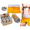 Boxer da uomo in lattina Birra 3 misure ass. M-L-XL