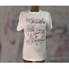 T-shirt donna in cotone con stampa bella Italia