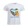 T-shirt in cotone bimba lago di garda cagnolino