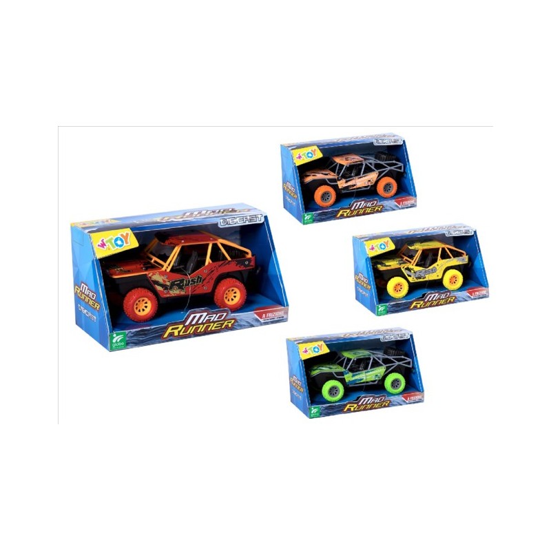 AUTO FRIZIONE DIE CAST 21CM a frizione jeep assortite in 4 colori