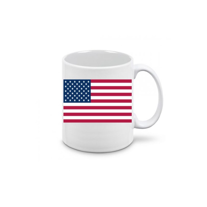 TAZZA MUG 8X10 CM BANDIERA AMERICANA