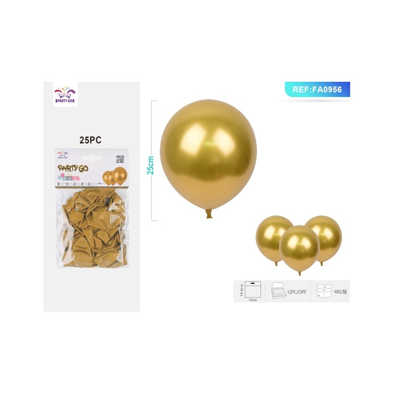 PALLONCINI ORO 1.8G 25PC