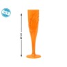 COPPA BICCHIERE FLUT  HALLOWEEN 20 CM ARANCIONE