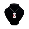 Collana con stampa gatti i love you san valentino