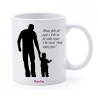 Tazza in ceramica 8x10 con stampa buona festa del papà