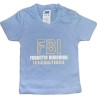 t-shirt maglietta bimbo in cotone con stampa FBI furbetto biricchino irresistibile