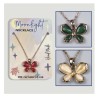 Collana farfalla colori assortiti