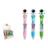 Mini penna astronauta a 4 colori con luce