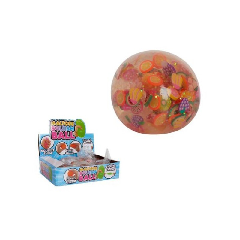 Palla antistress con frutta D.7cm