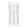 Set bis forchetta + coltelello + tovagliolo ARI conf 100 pezzi