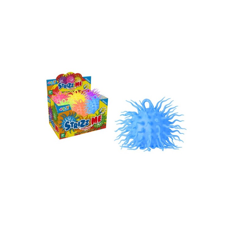 STRIZZ ME PALLA 8CM B/O/C/LUCE 6 COL 12PZ D/B