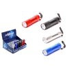 TORCIA IN ALLUMINIO CON PILE 9 LEDS
