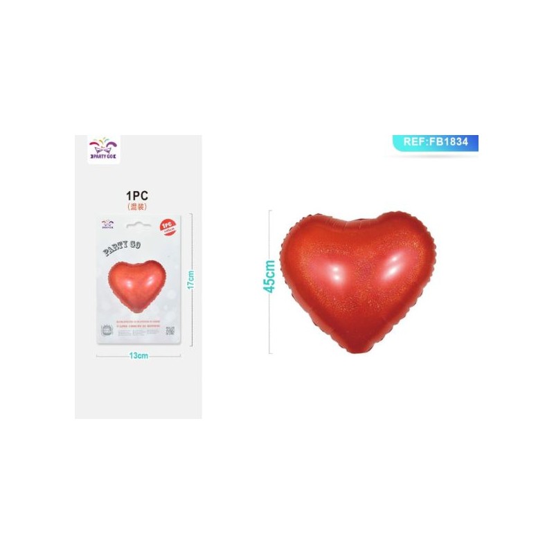 PALLONCINO MYLAR AMORE ROSSO 45 CM